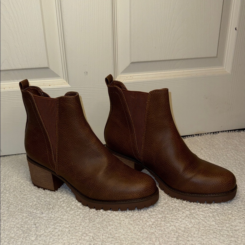 MIA Brown Ankle Booties
